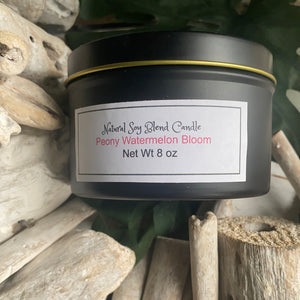 Peony Watermelon Bloom Candle