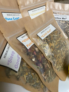 Herbal Tea Infusion 4 piece sample packs