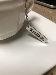 Tea Ball Infuser w/ Black Lives Matter Charm