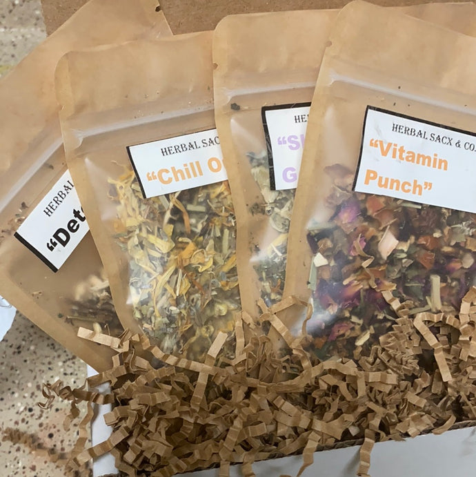 Herbal Tea Infusion 4 piece sample packs